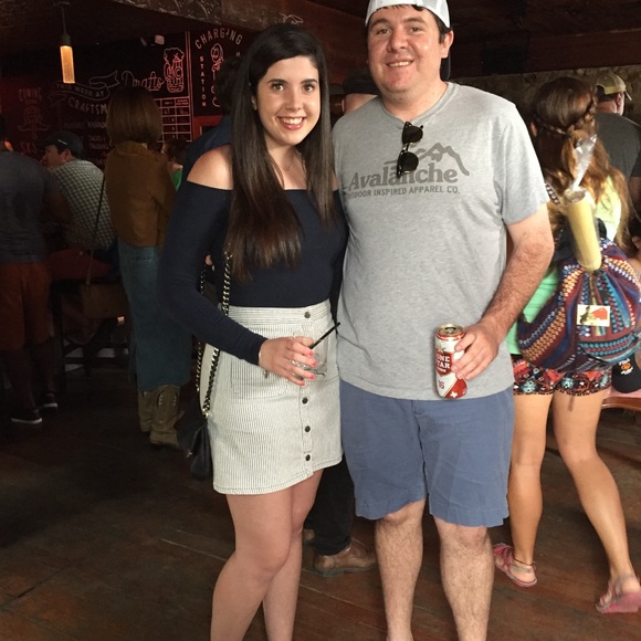 Urban outfitters button front mini skirt - Picture 2 of 3